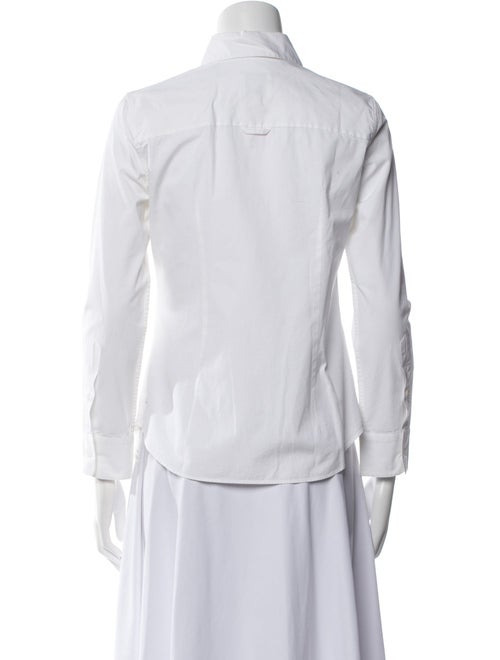 Goop G. Label Three-Quarter Sleeve Button-Up Top