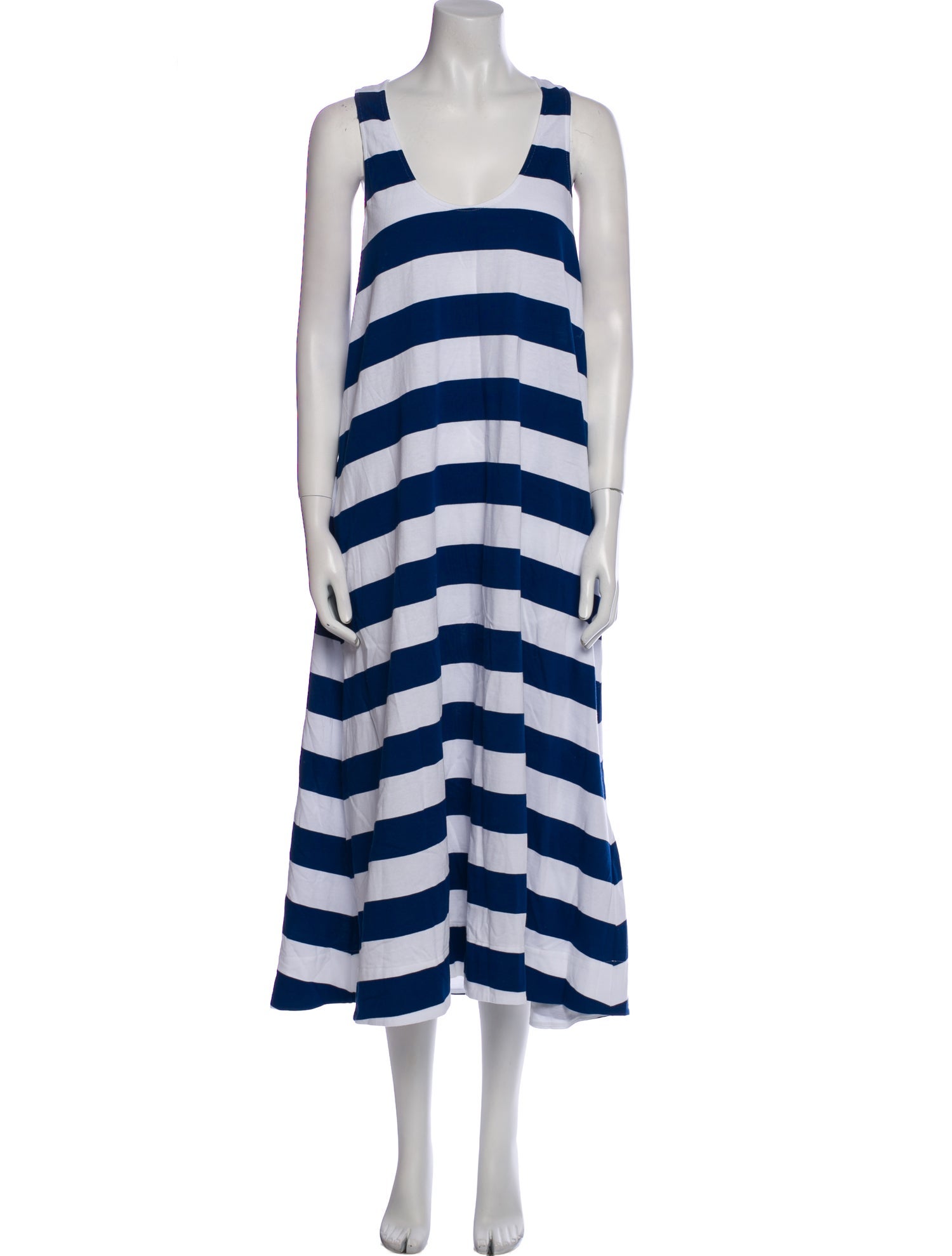 Goop G. Label Striped Midi Length Dress
