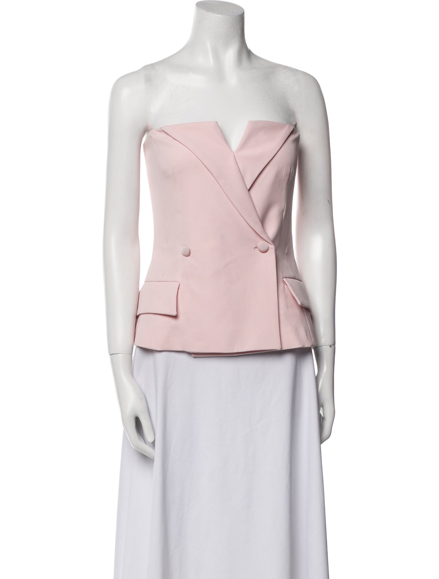 Goop G. Label Strapless Crop Top