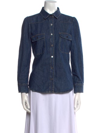 Goop G. Label Long Sleeve Button-Up Top