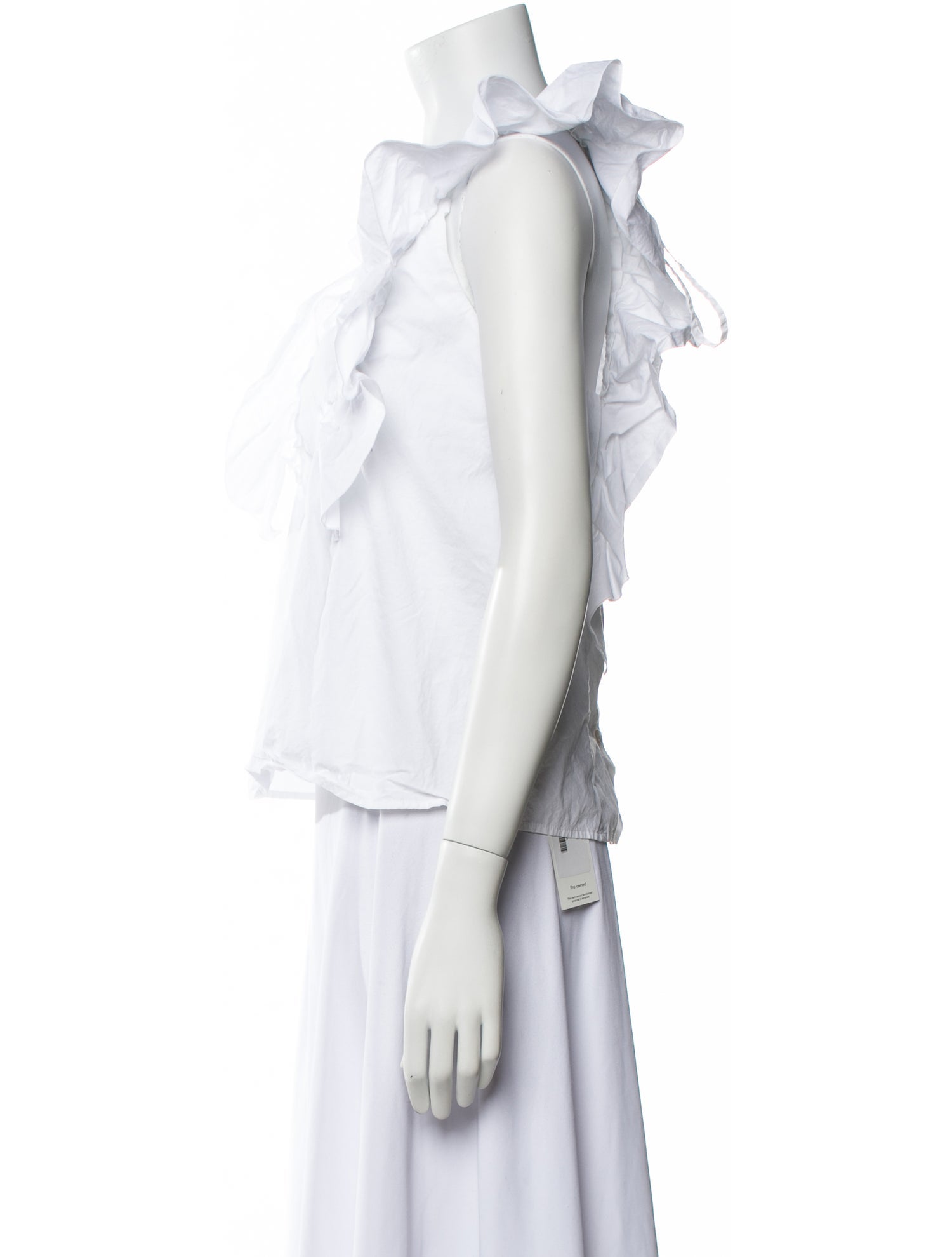 Goop G. Label Square Neckline Sleeveless Crop Top