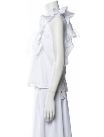 Goop G. Label Square Neckline Sleeveless Crop Top