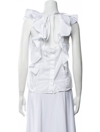 Goop G. Label Square Neckline Sleeveless Crop Top