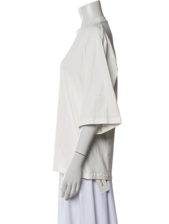 Goop G. Label Crew Neck Three-Quarter Sleeve T-Shirt