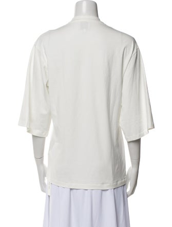 Goop G. Label Crew Neck Three-Quarter Sleeve T-Shirt