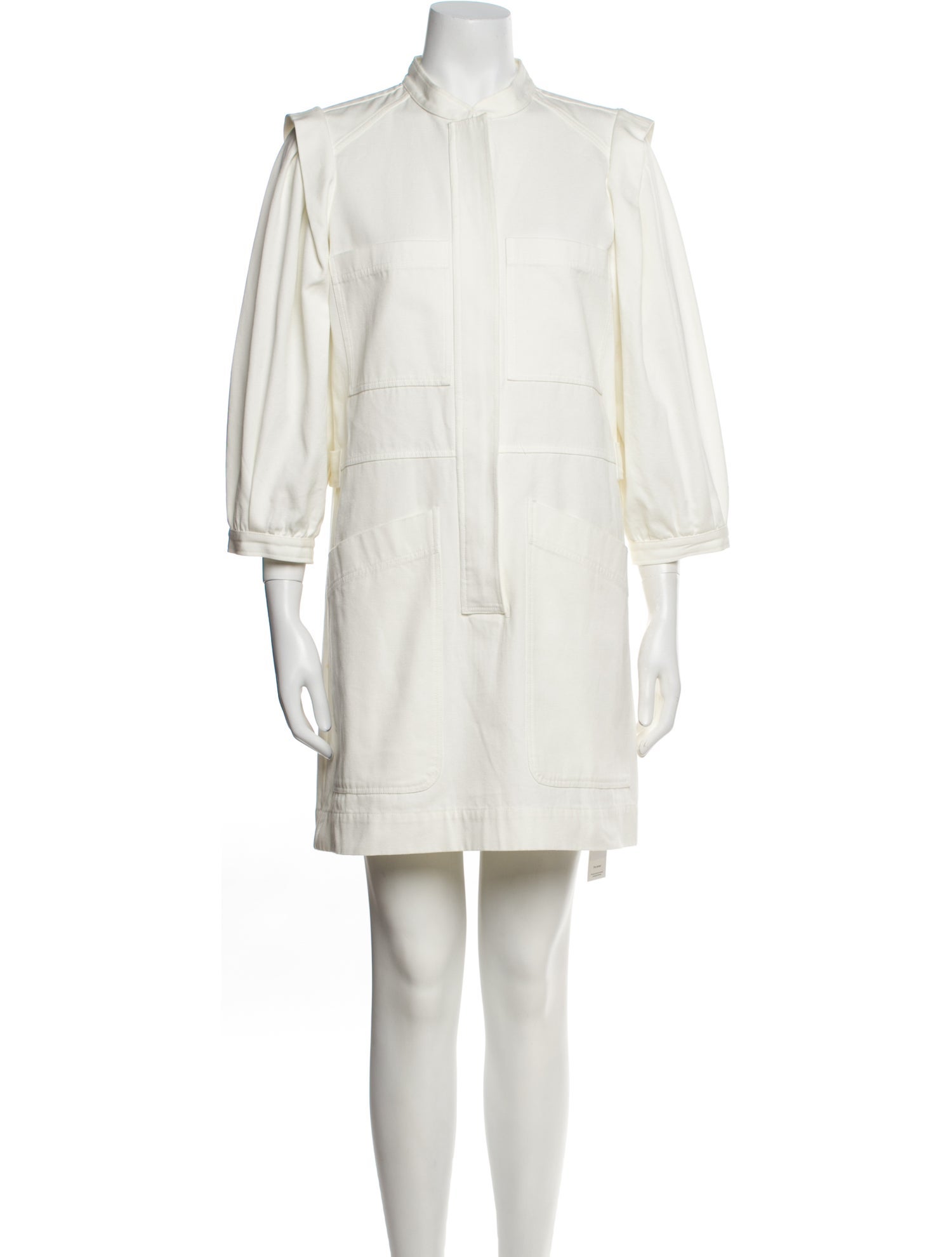 Goop G. Label Mock Neck Mini Dress