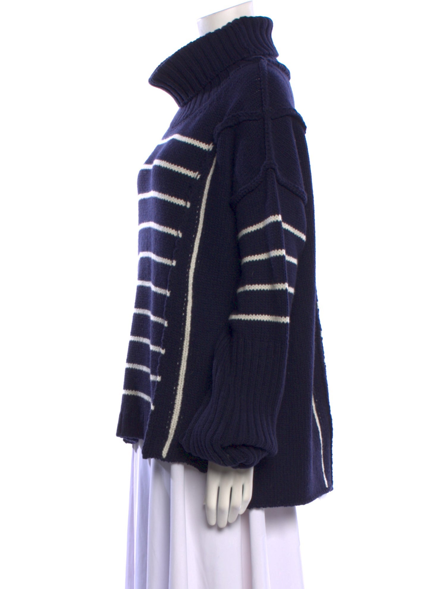 Goop G. Label Virgin Wool Striped Sweater