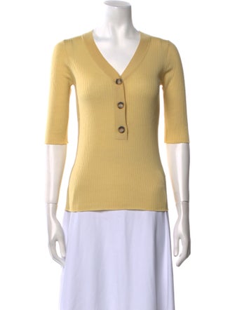 Goop G. Label Virgin Wool V-Neck Sweater