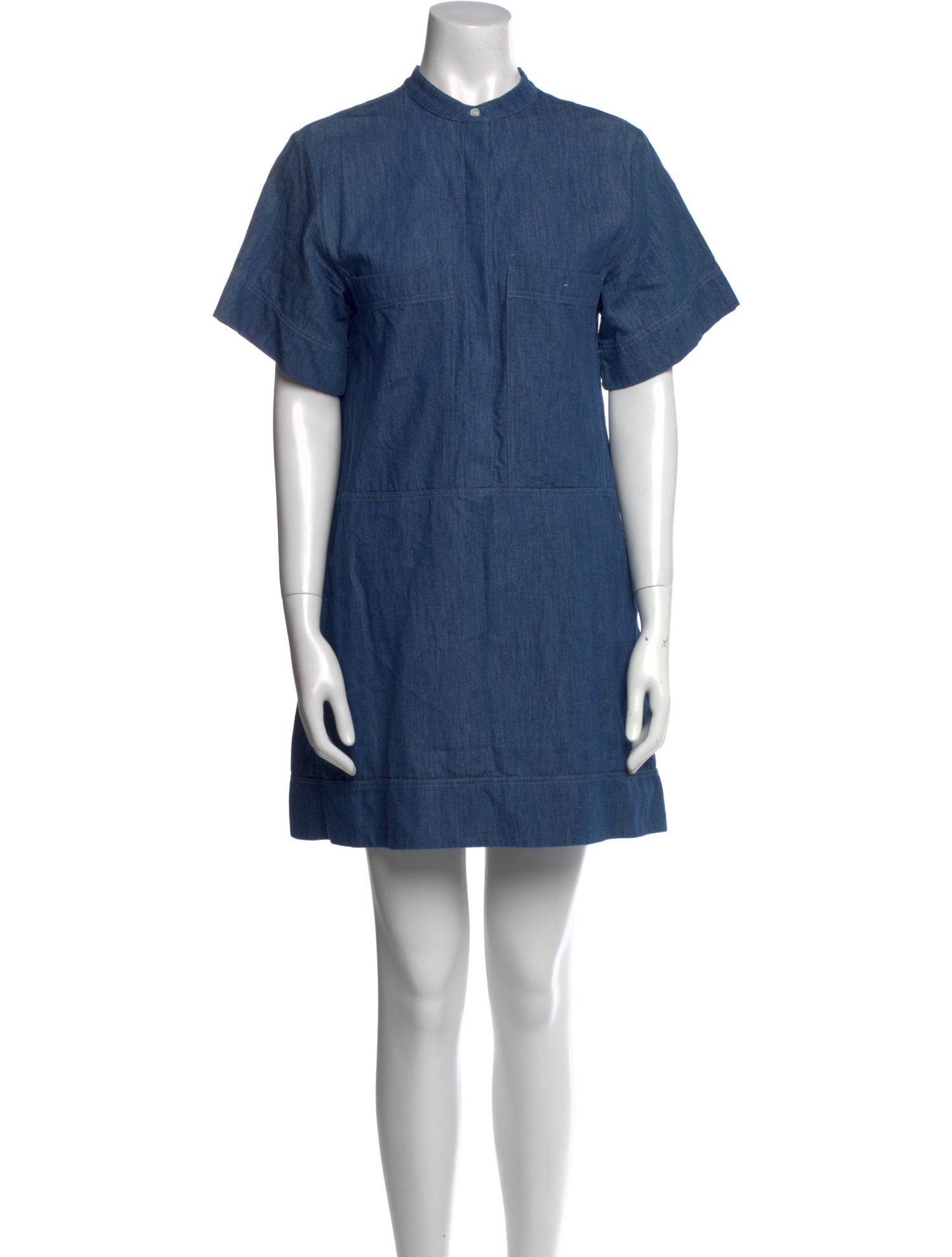 Goop G. Label Mock Neck Mini Dress