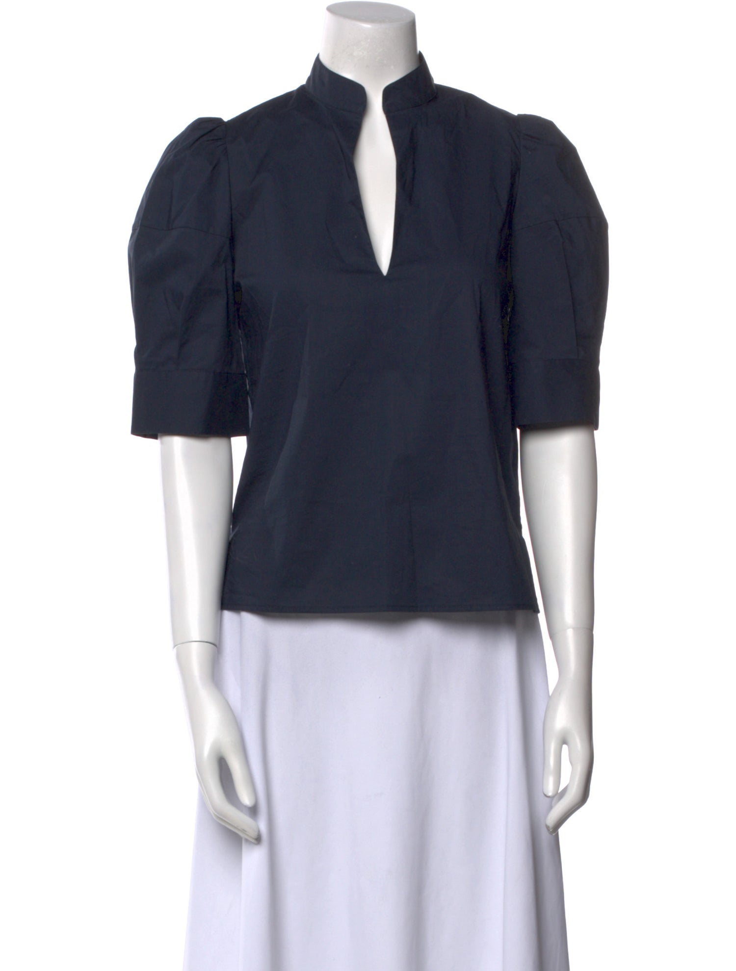 Goop G. Label V-Neck Short Sleeve Blouse