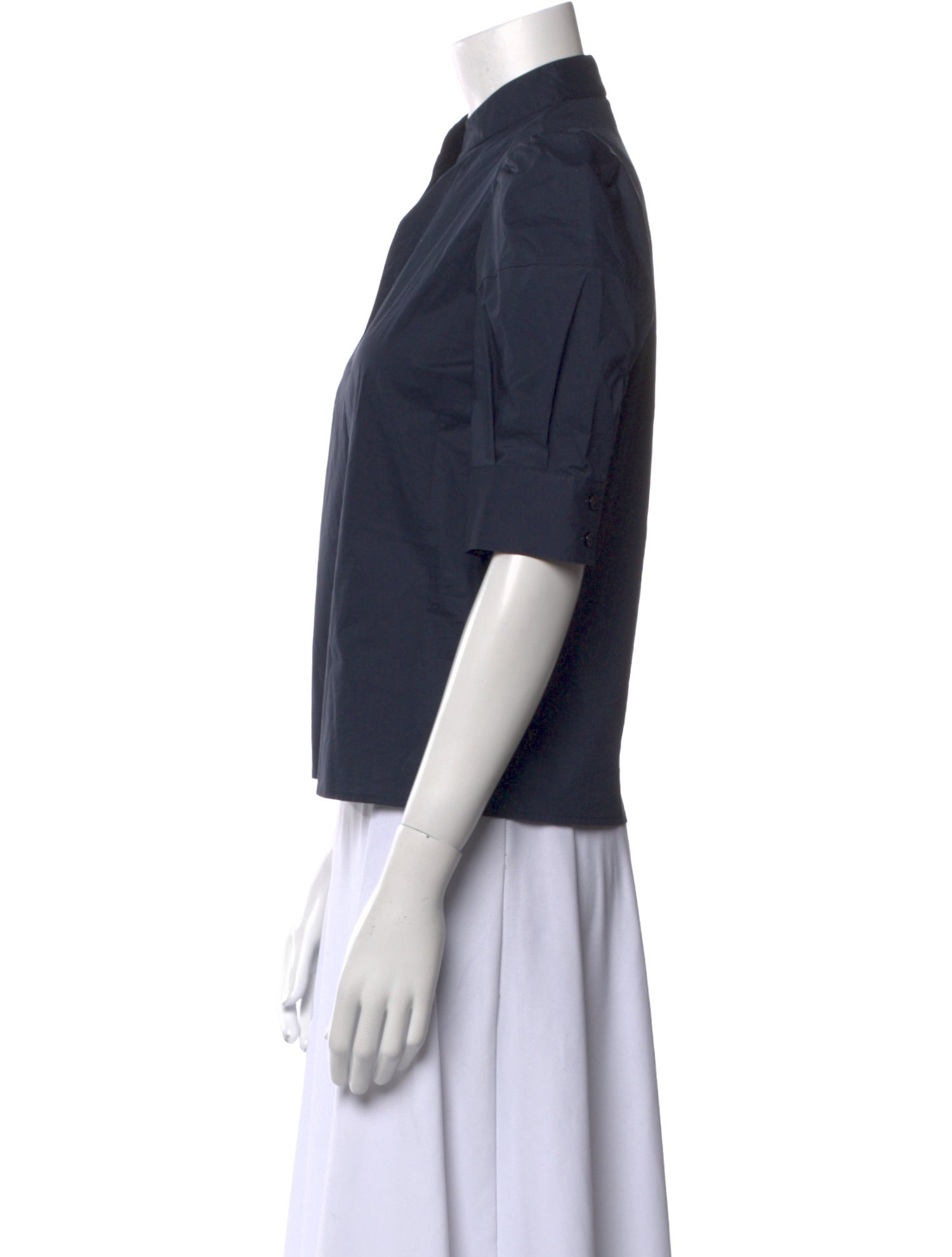 Goop G. Label V-Neck Short Sleeve Blouse