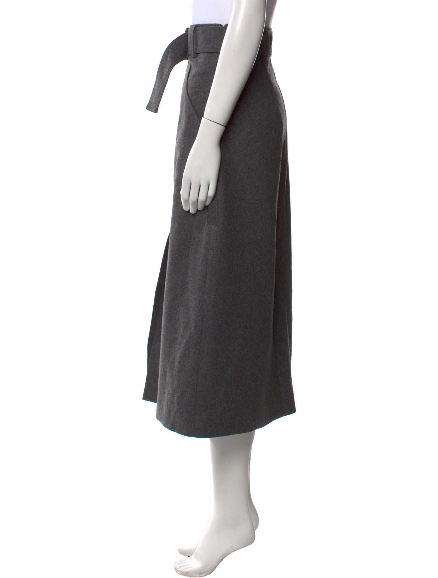 Goop G. Label Wool Midi Length Skirt