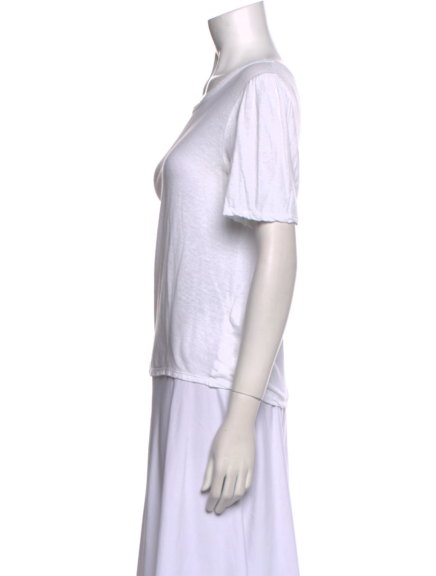 Goop G. Label Bateau Neckline Short Sleeve T-Shirt