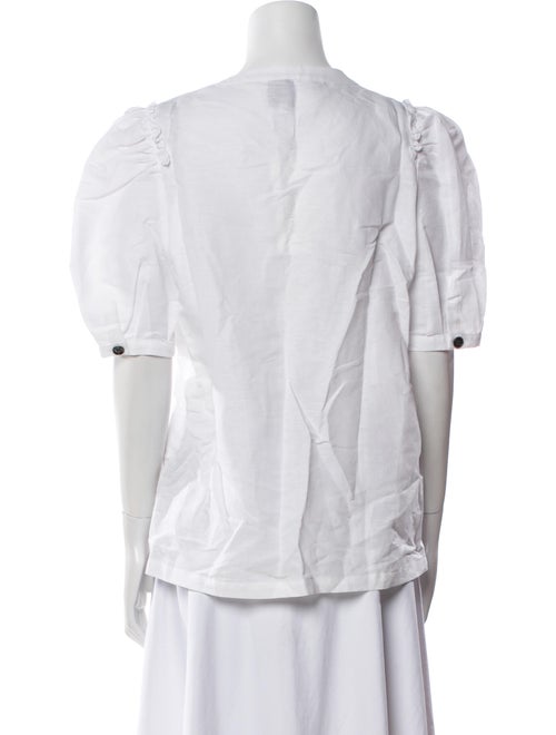 Goop G. Label Linen V-Neck Button-Up Top