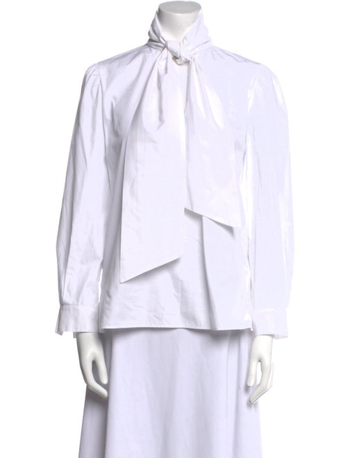 Goop G. Label Mock Neck Long Sleeve Blouse