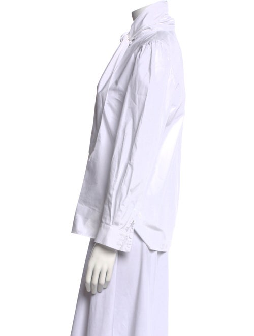 Goop G. Label Mock Neck Long Sleeve Blouse