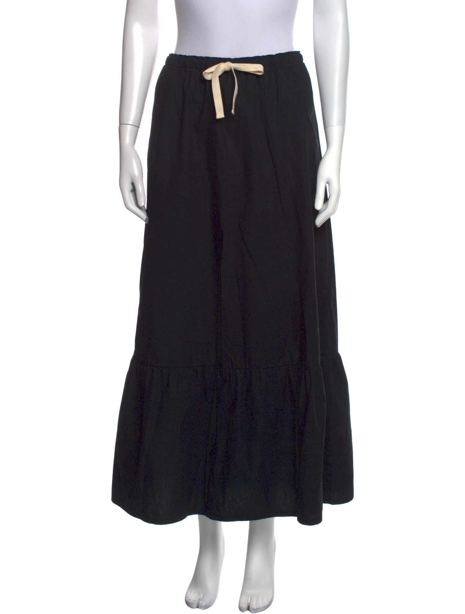 Goop G. Label Ruffle Embellishment Midi Length Skirt