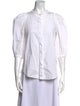 Goop G. Label Three-Quarter Sleeve Button-Up Top
