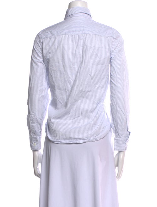 Goop G. Label Striped Long Sleeve Button-Up Top