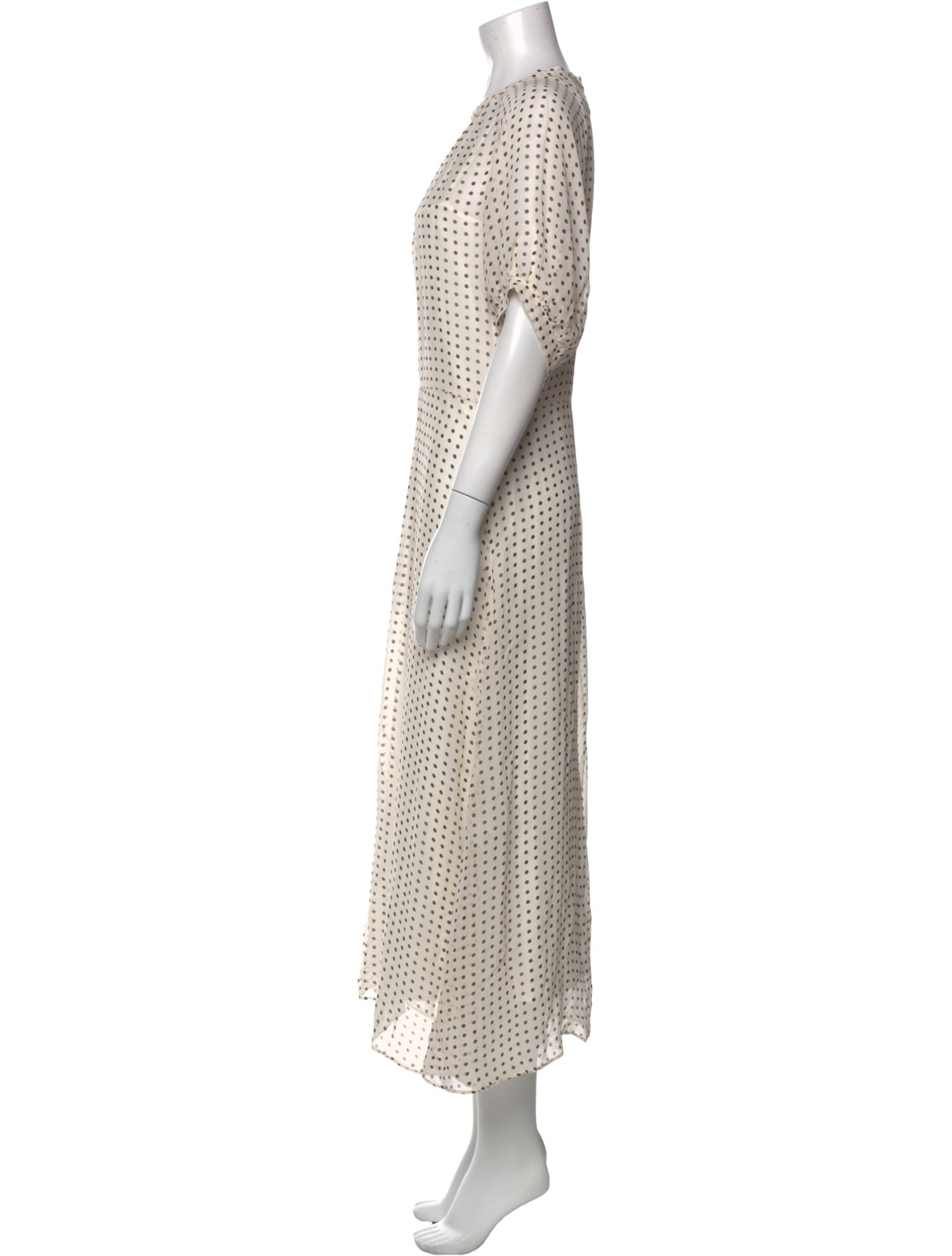 Goop G. Label Polka Dot Print Long Dress