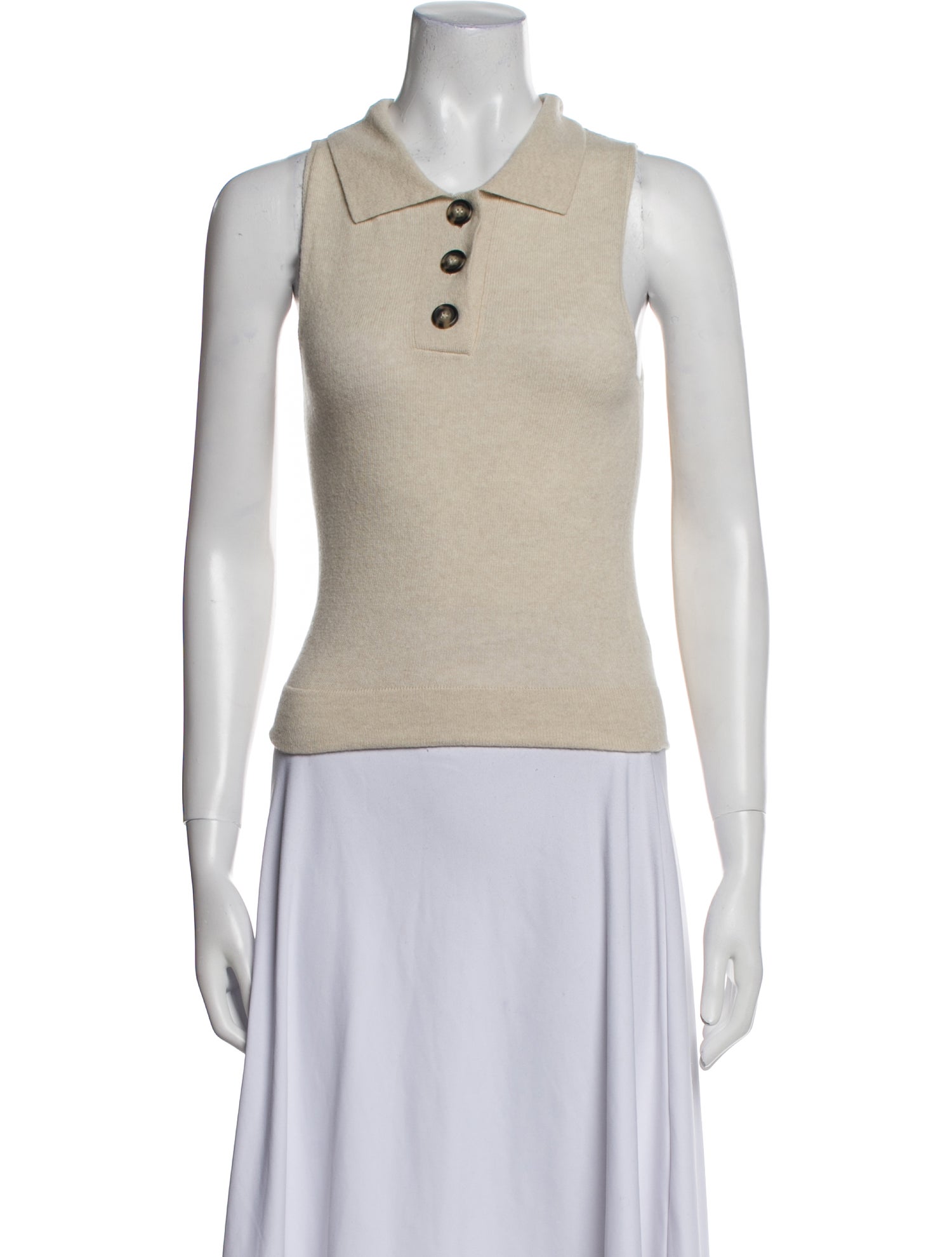 Goop G. Label Virgin Wool V-Neck Polo