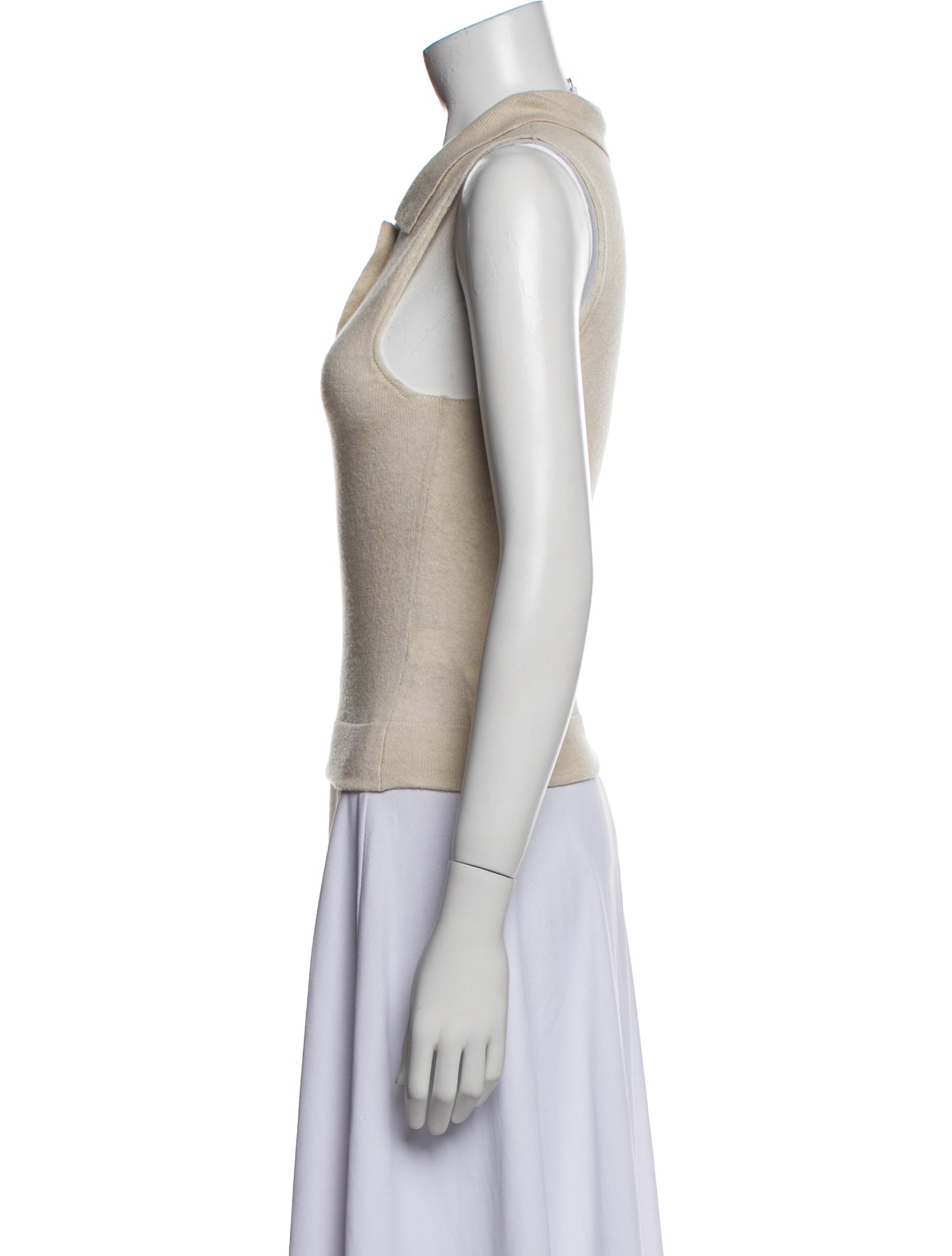 Goop G. Label Virgin Wool V-Neck Polo