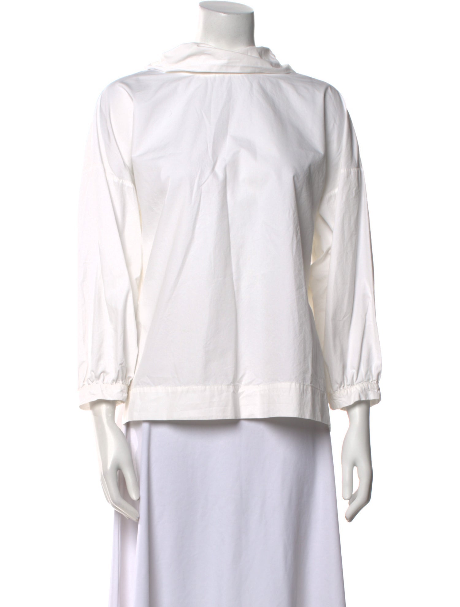 Goop G. Label Bateau Neckline Three-Quarter Sleeve Blouse