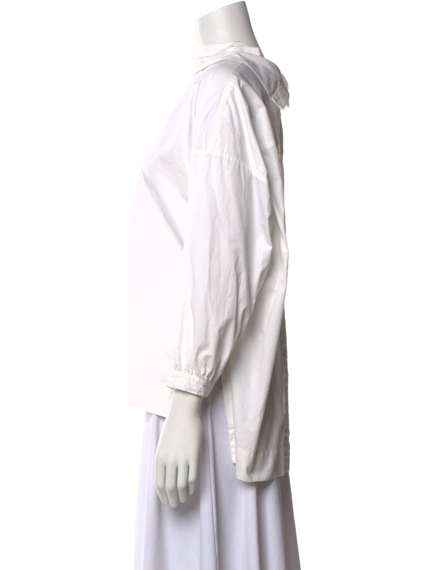 Goop G. Label Bateau Neckline Three-Quarter Sleeve Blouse