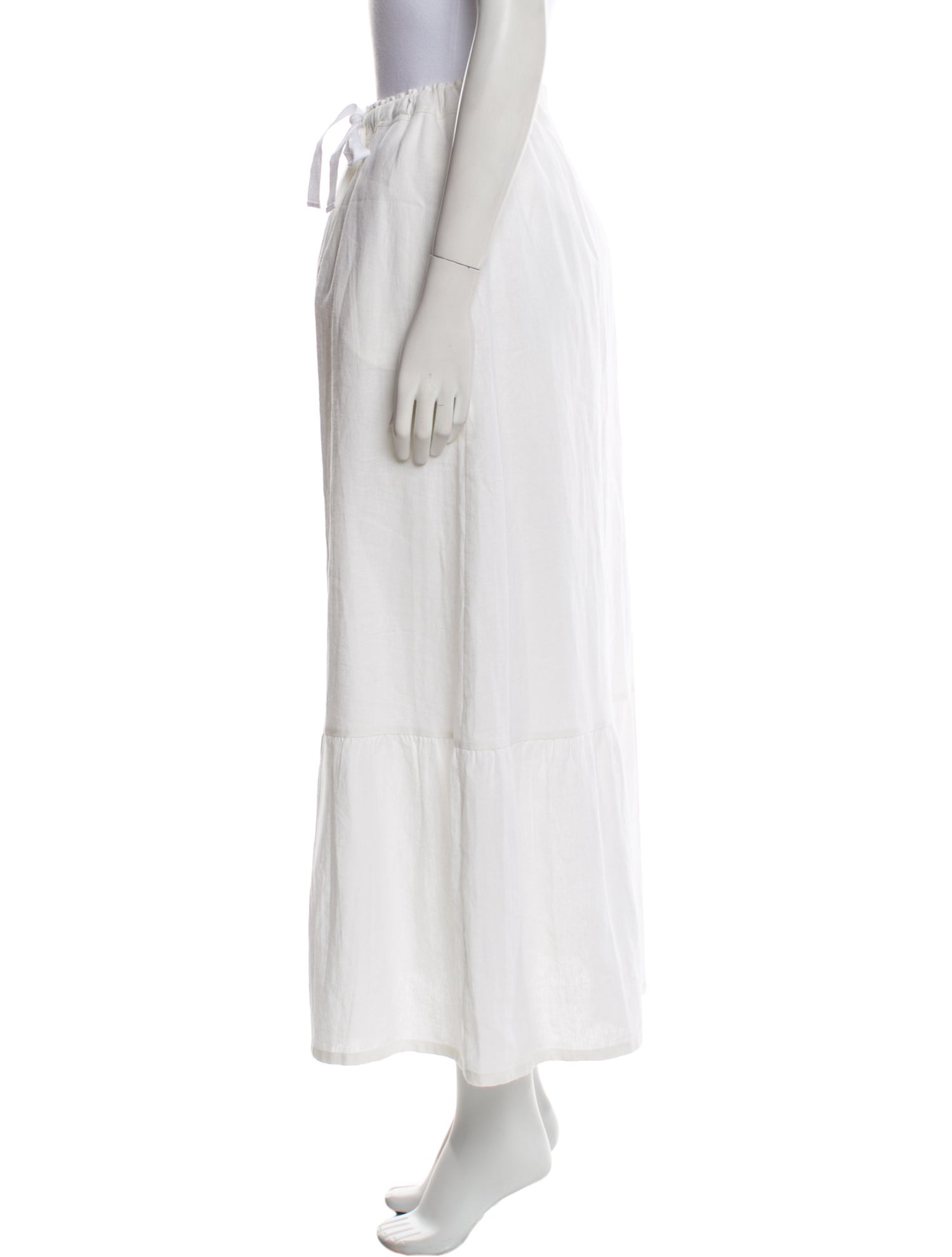 Goop G. Label Linen Midi Length Skirt