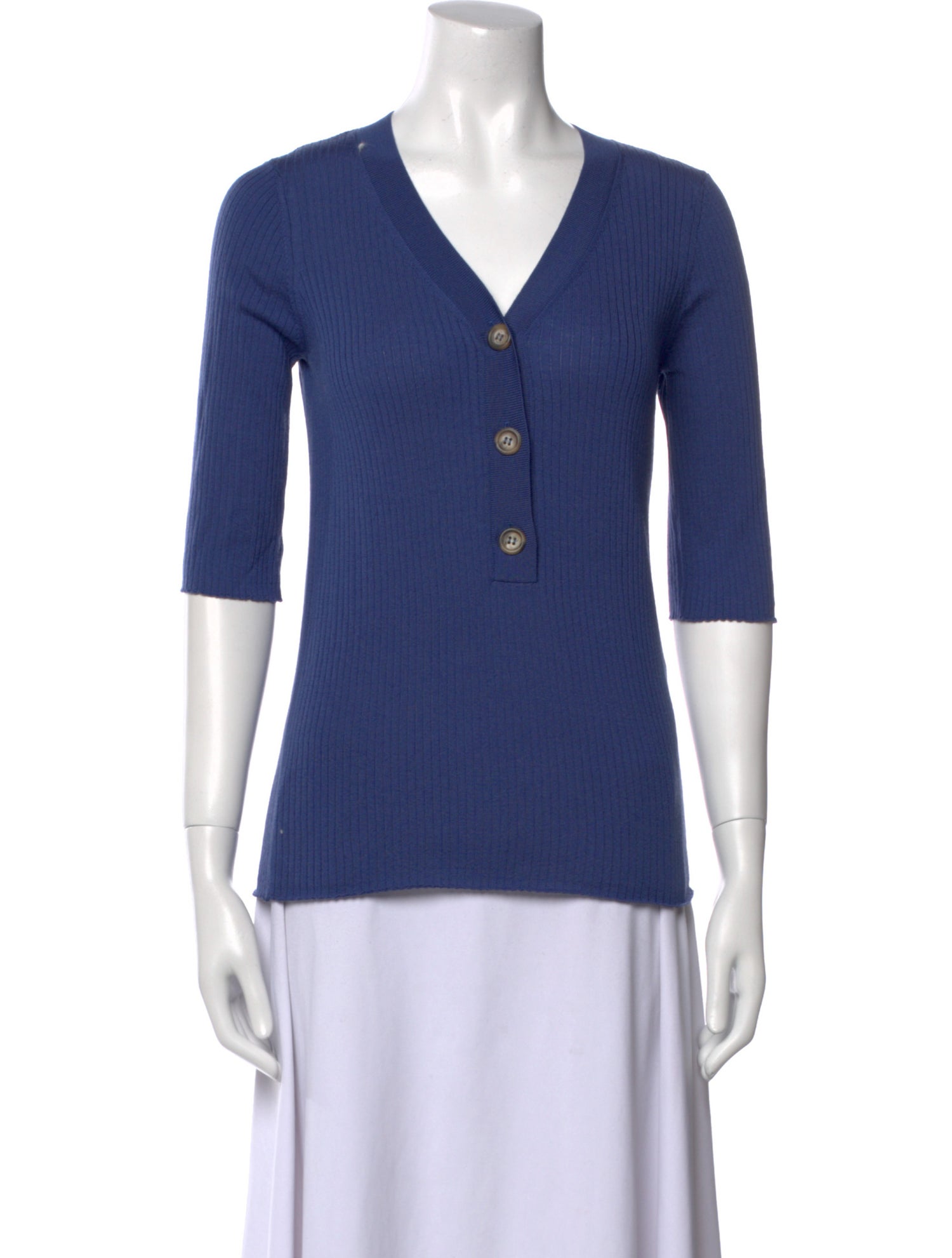 Goop G. Label Virgin Wool V-Neck Sweater