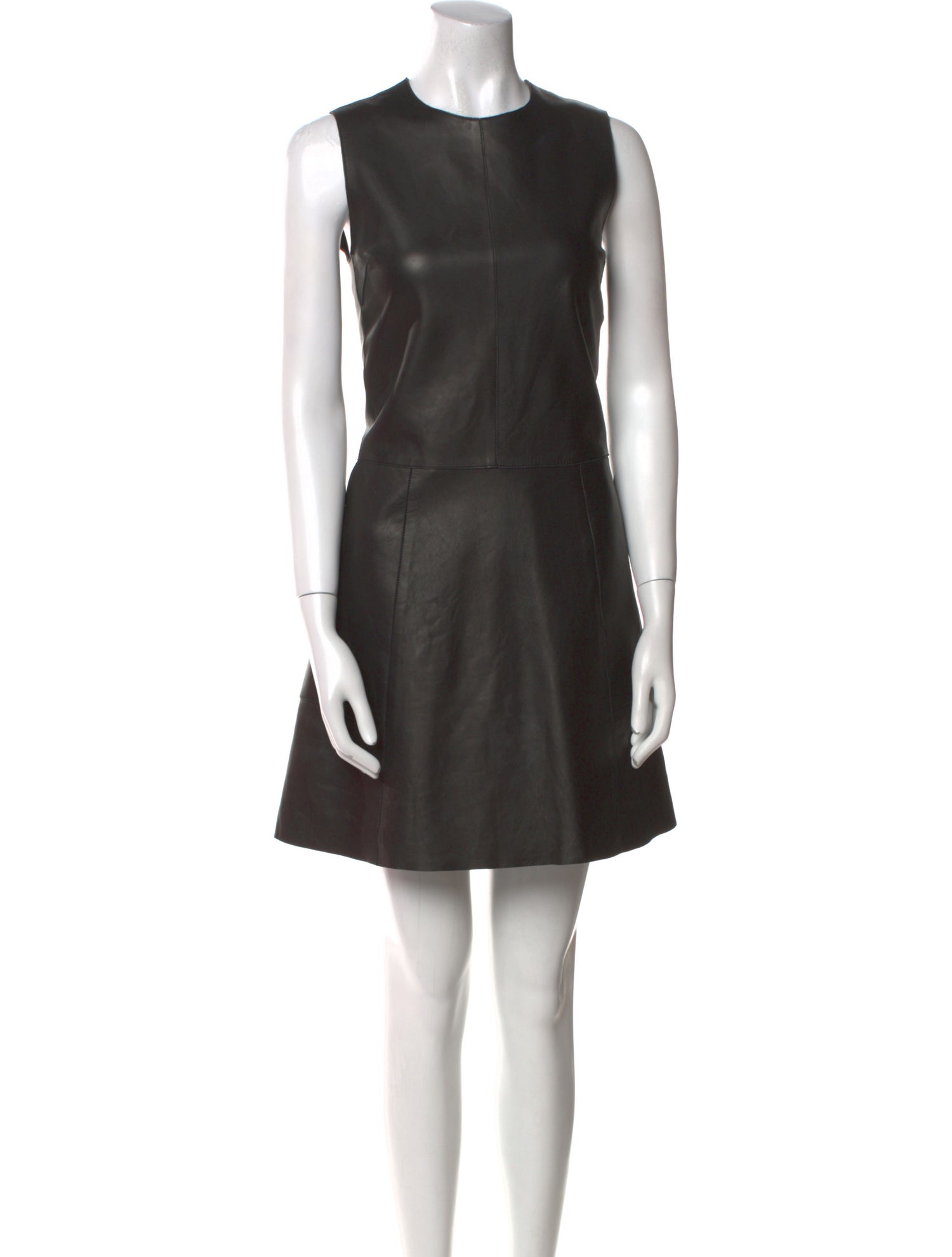 Goop G. Label Leather Mini Dress