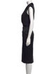 Goop G. Label V-Neck Midi Length Dress