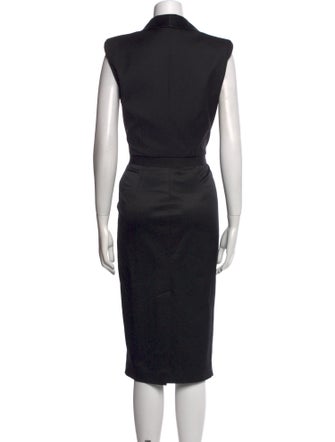 Goop G. Label V-Neck Midi Length Dress