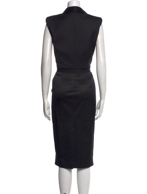 Goop G. Label V-Neck Midi Length Dress