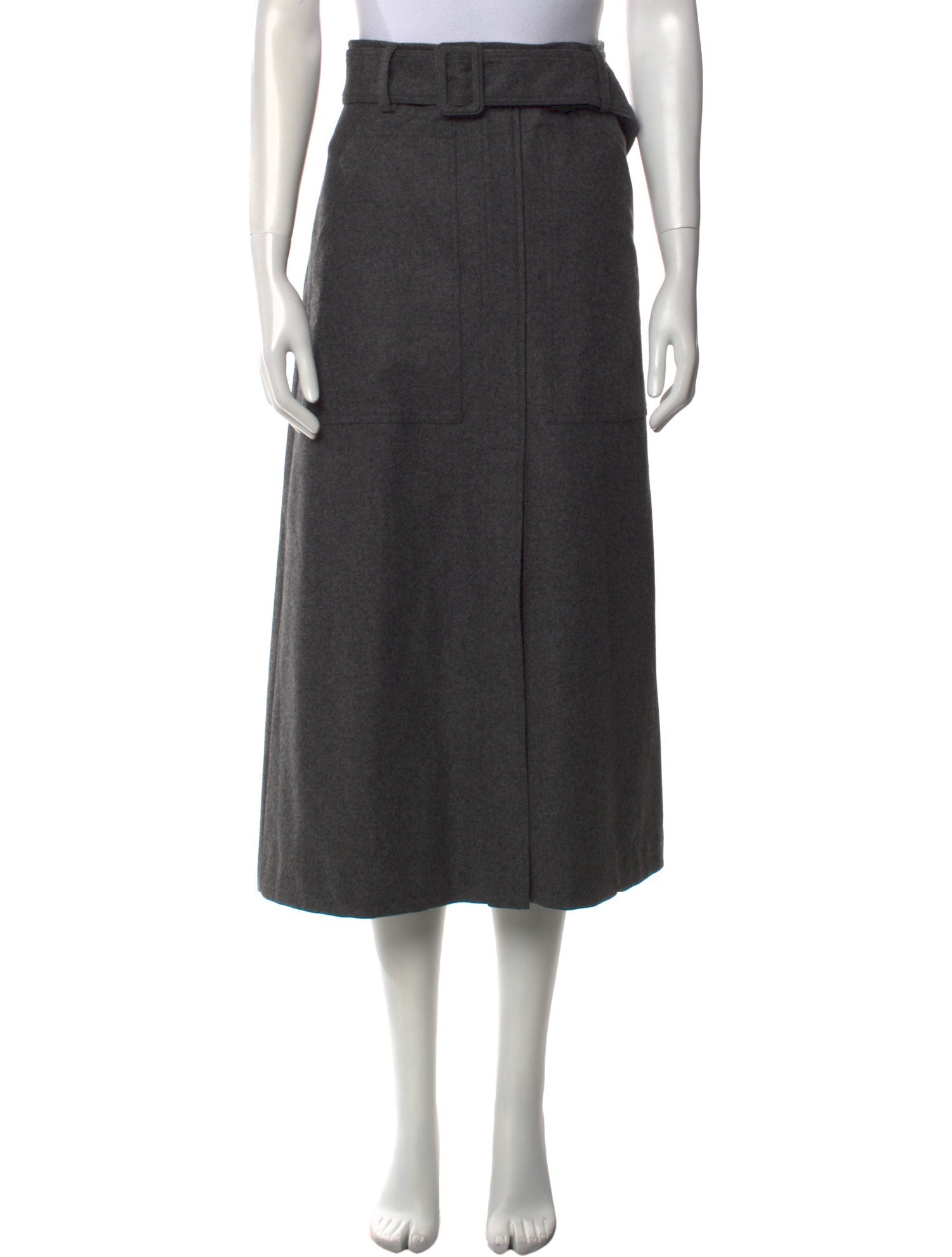 Goop G. Label Virgin Wool Midi Length Skirt