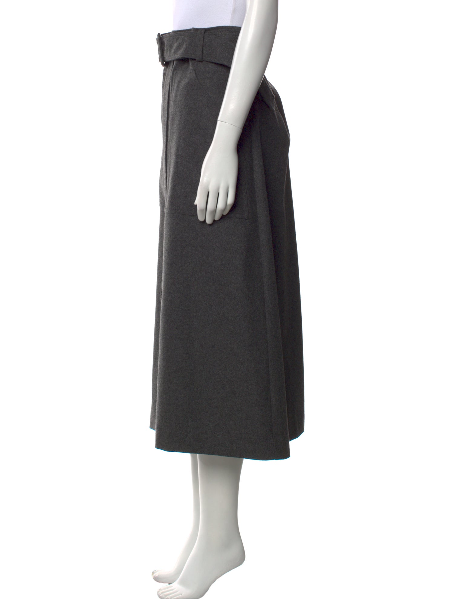 Goop G. Label Virgin Wool Midi Length Skirt