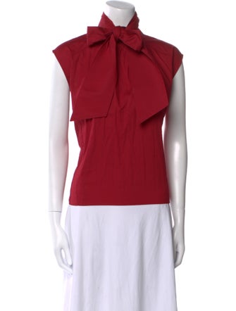 Goop G. Label Mock Neck Short Sleeve Top