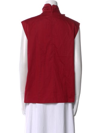 Goop G. Label Mock Neck Short Sleeve Top