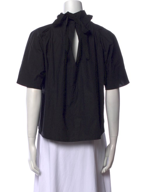 Goop G. Label Mock Neck Short Sleeve Top