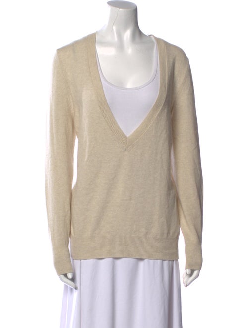 Goop G. Label Virgin Wool V-Neck Sweater