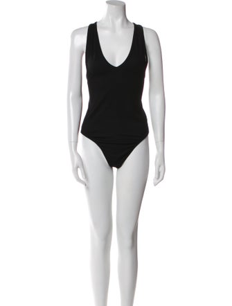 Goop G. Label V-Neck Sleeveless Bodysuit
