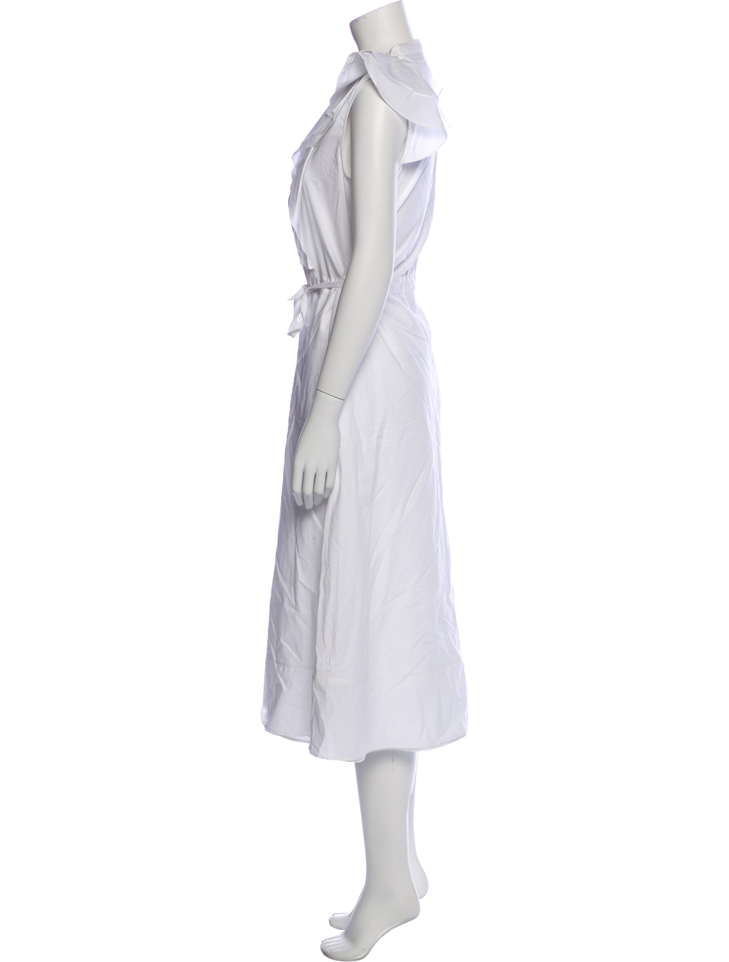 Goop G. Label Mock Neck Midi Length Dress