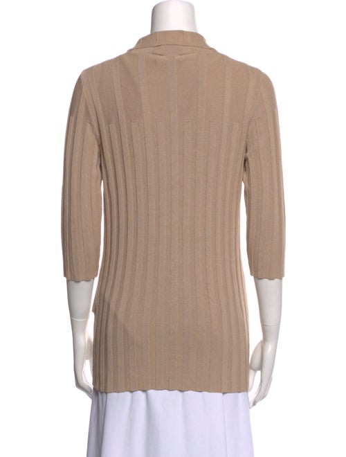 Goop G. Label Three-Quarter Sleeve Button-Up Top