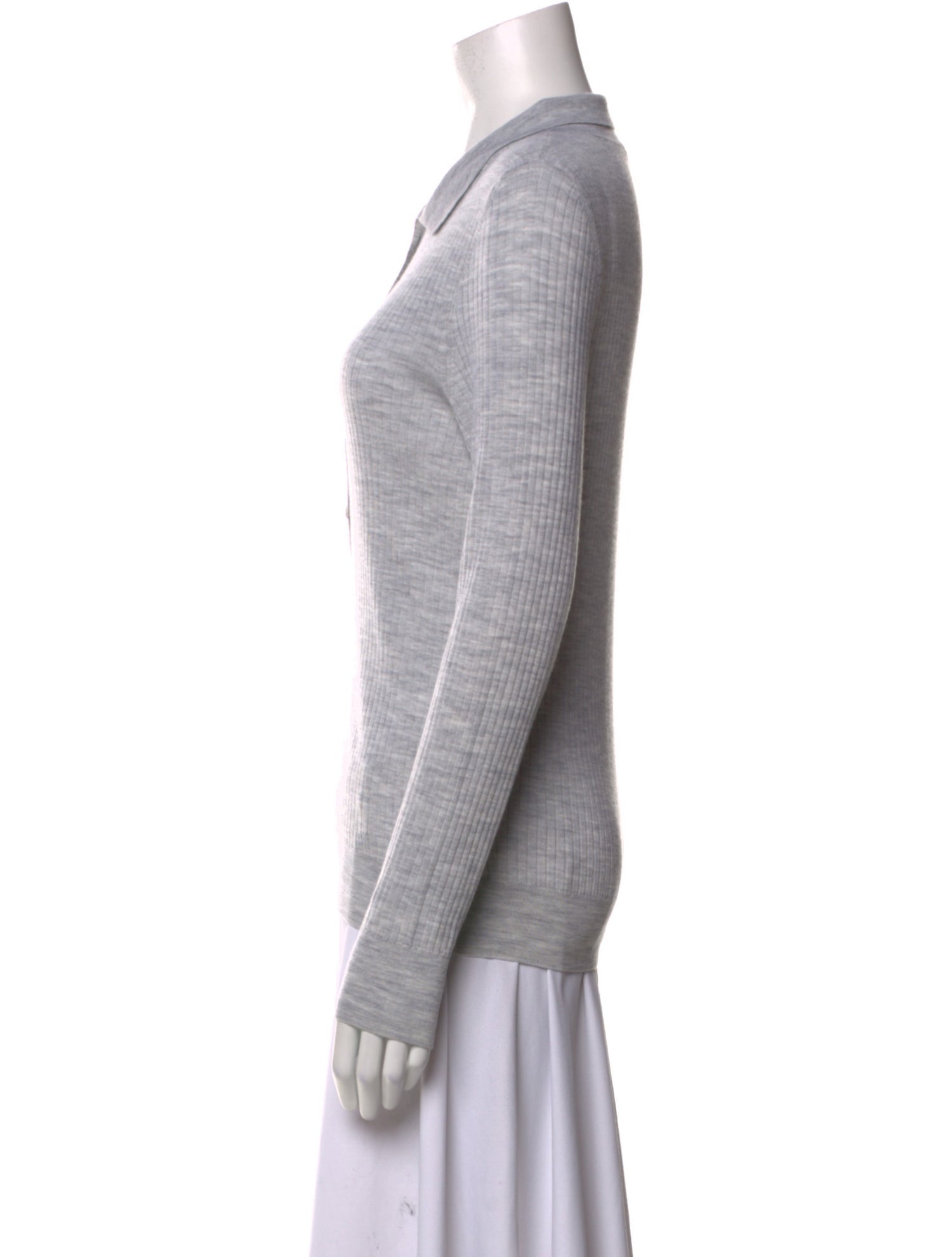 Goop G. Label Virgin Wool Long Sleeve Polo