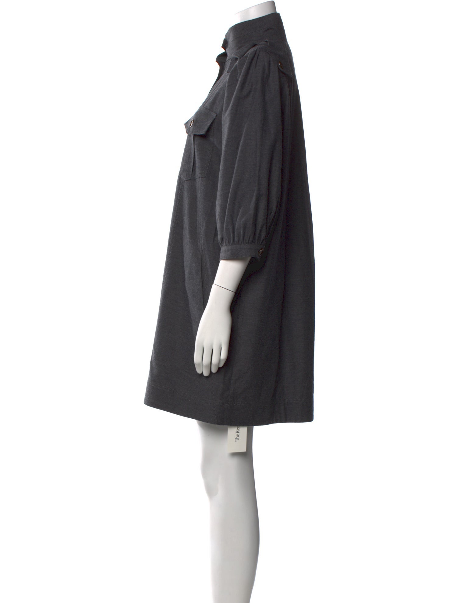 Goop G. Label Mock Neck Mini Dress