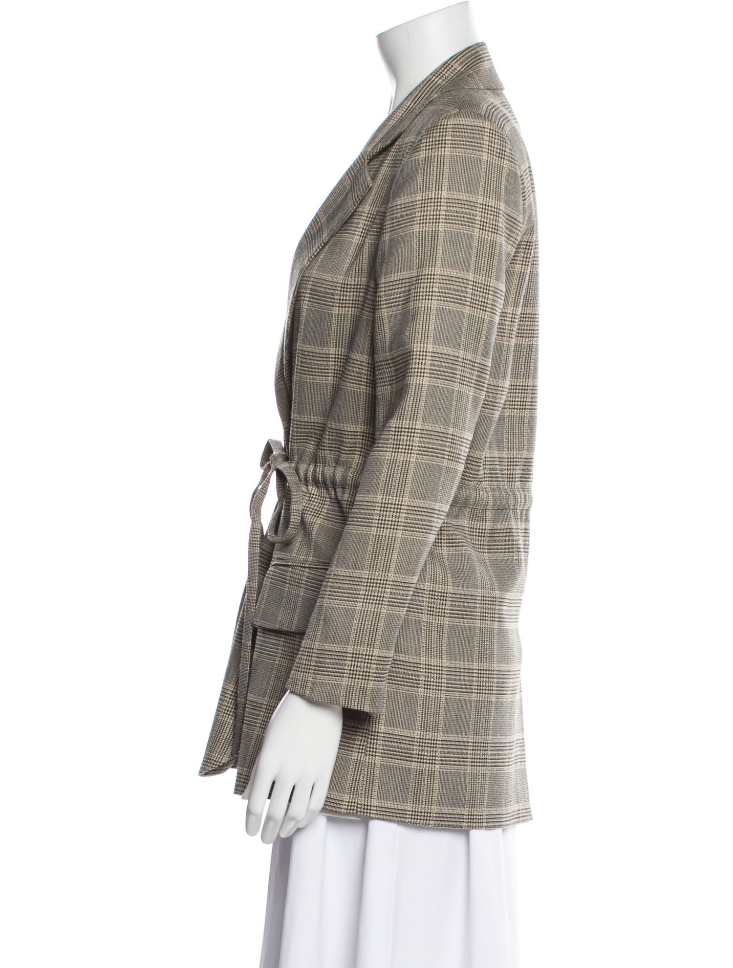 Goop G. Label Plaid Print Blazer