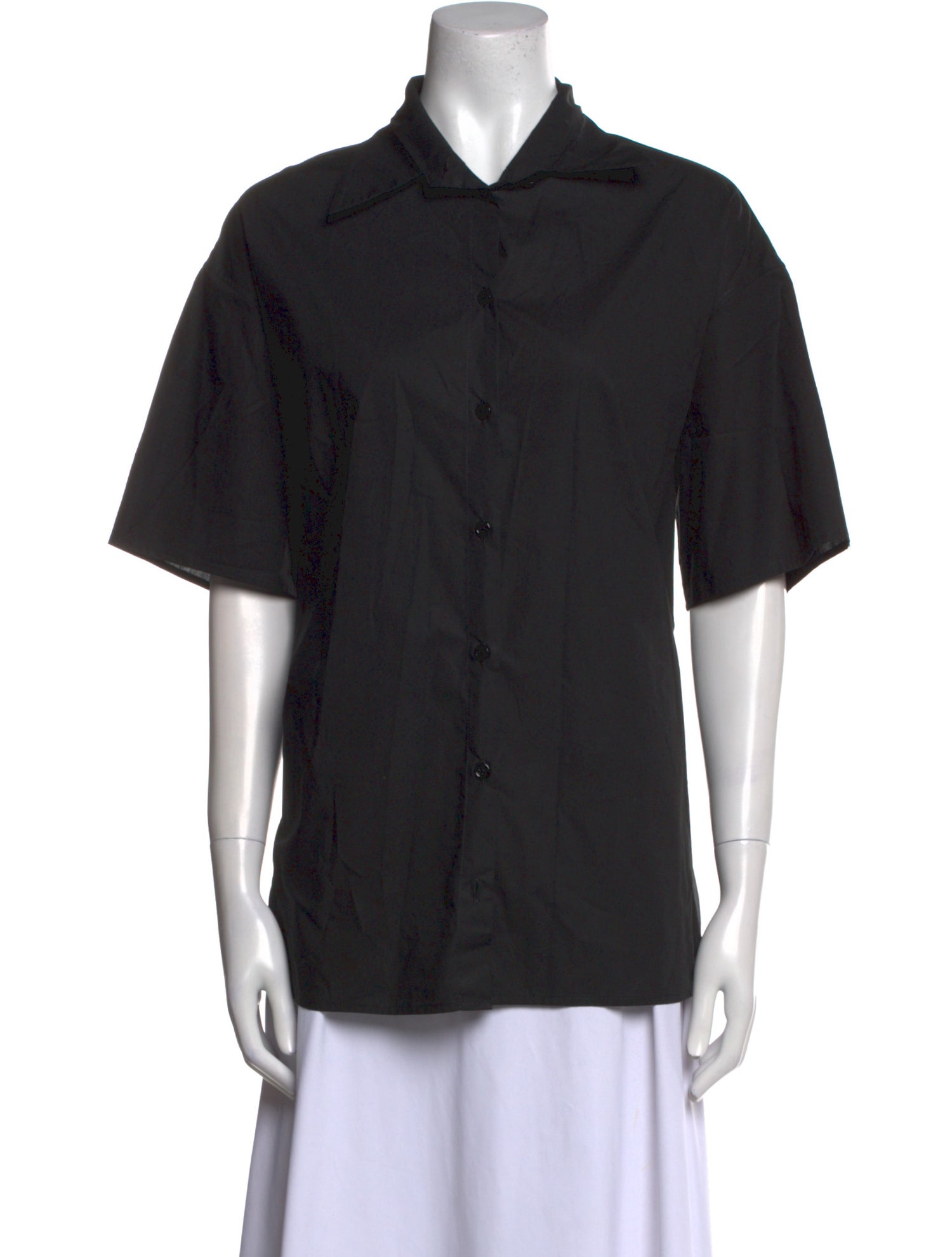 Goop G. Label Short Sleeve Button-Up Top