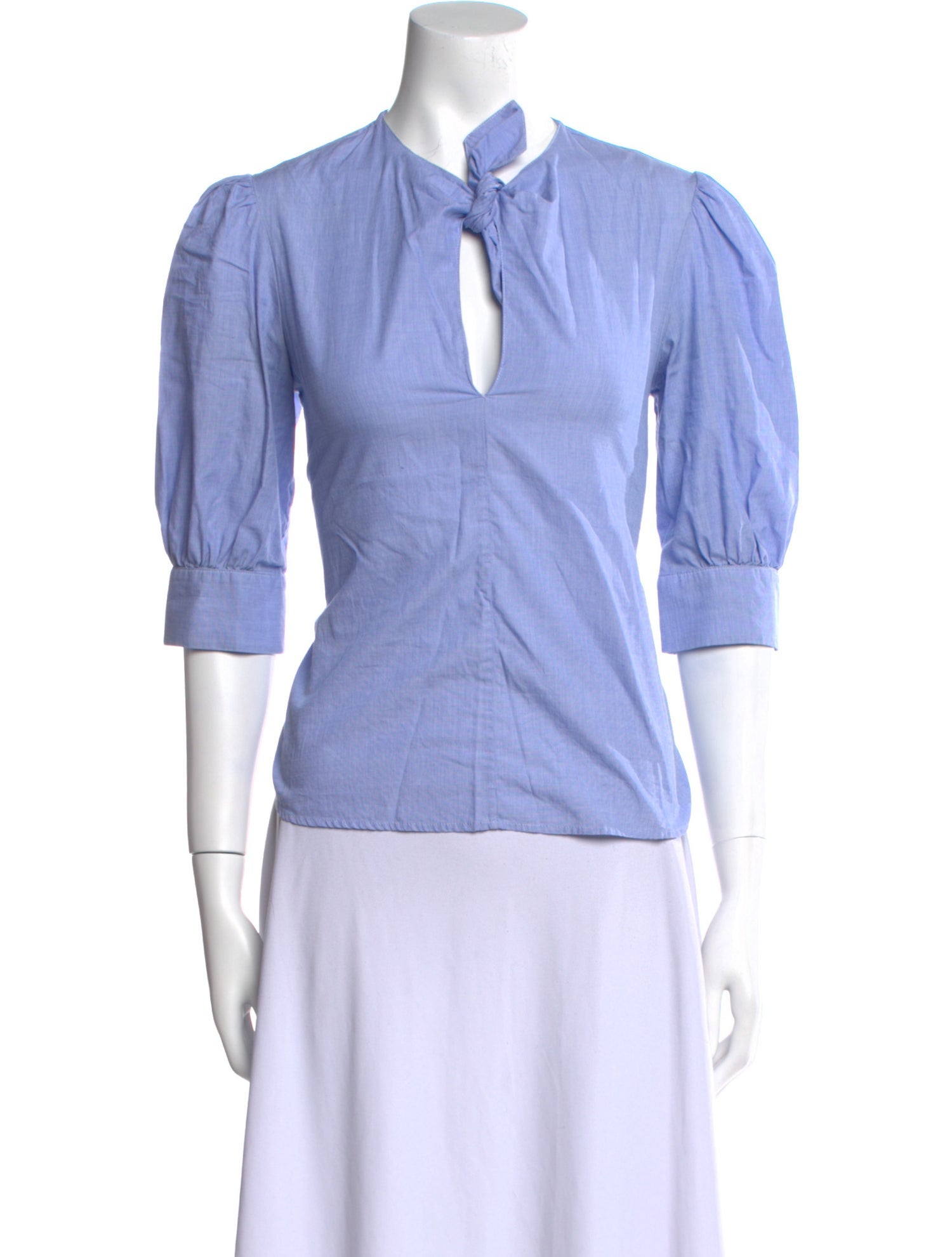 Goop G. Label V-Neck Three-Quarter Sleeve Top