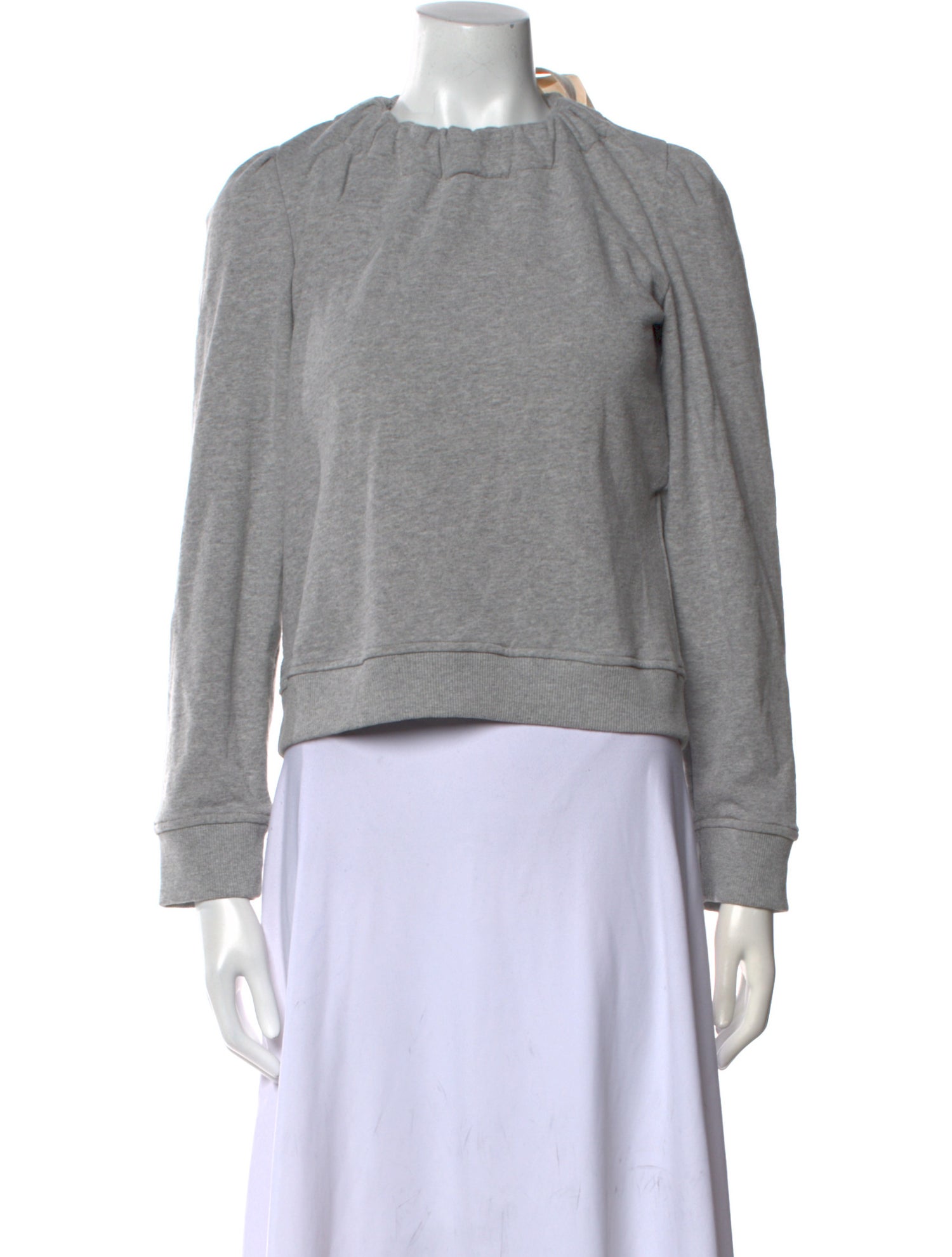 Goop G. Label Mock Neck Long Sleeve Sweatshirt