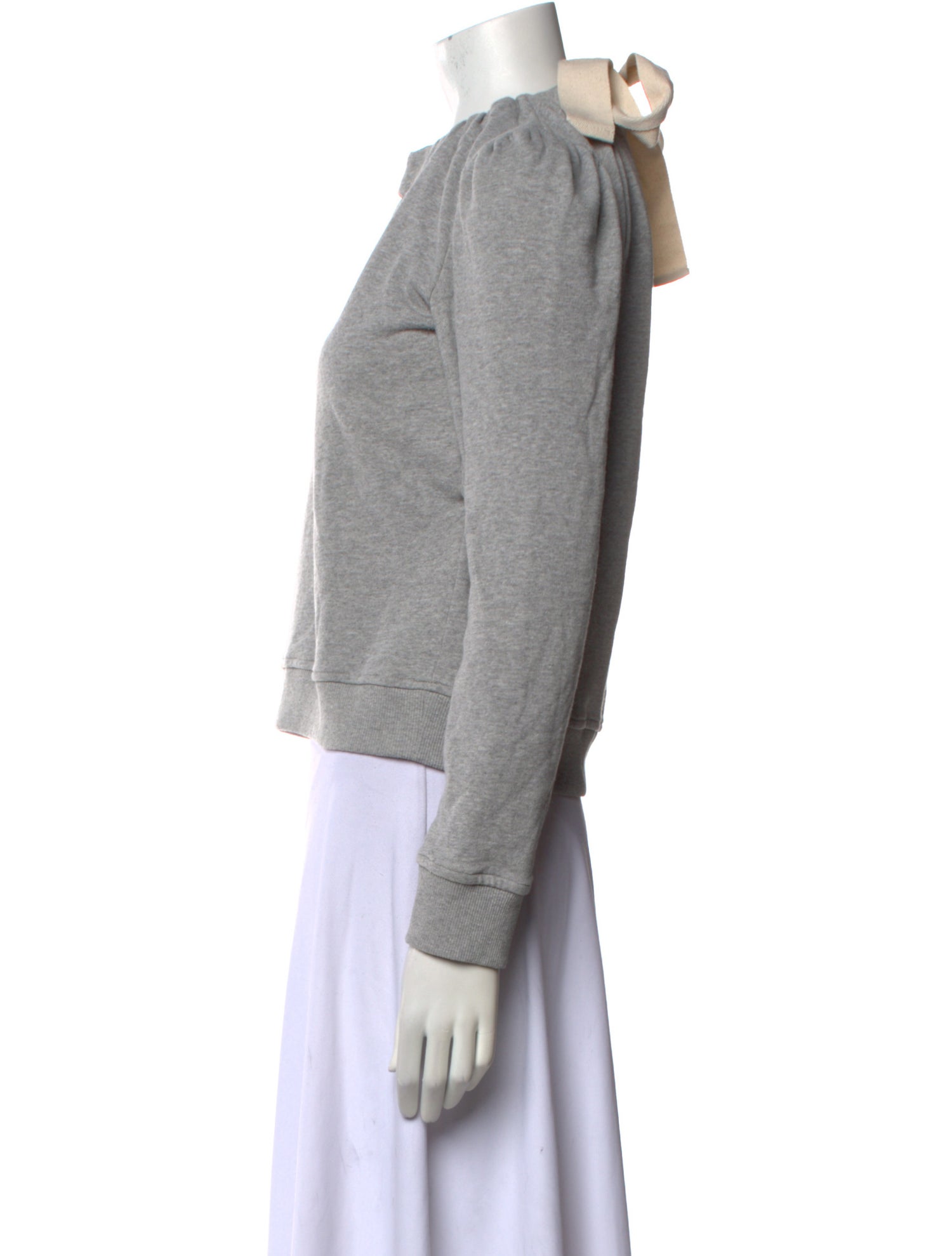 Goop G. Label Mock Neck Long Sleeve Sweatshirt